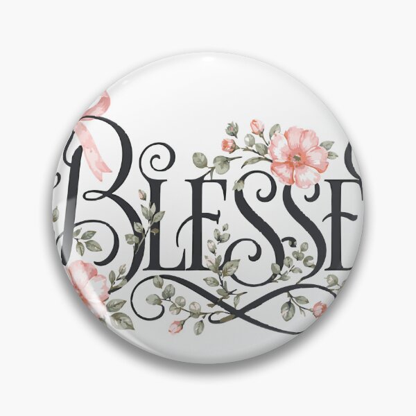 Item preview, Blessed Floral Coquette Bow, Christian Cottagecore Aesthetic, Cute Faith Apparel, Pastel Rose Art, Ephesians 1:3 designed and sold by LifeShoppe.