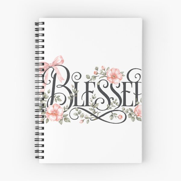 Item preview, Blessed Floral Coquette Bow, Christian Cottagecore Aesthetic, Cute Faith Apparel, Pastel Rose Art, Ephesians 1:3 designed and sold by LifeShoppe.