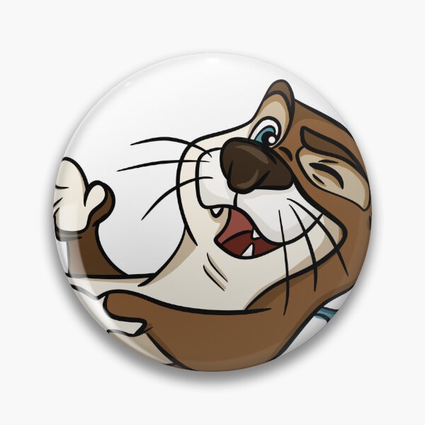 Item preview, Cute Floating Otter Winking Funny Sea Otter Cartoon Bubbles designed and sold by LYAN-STORE.