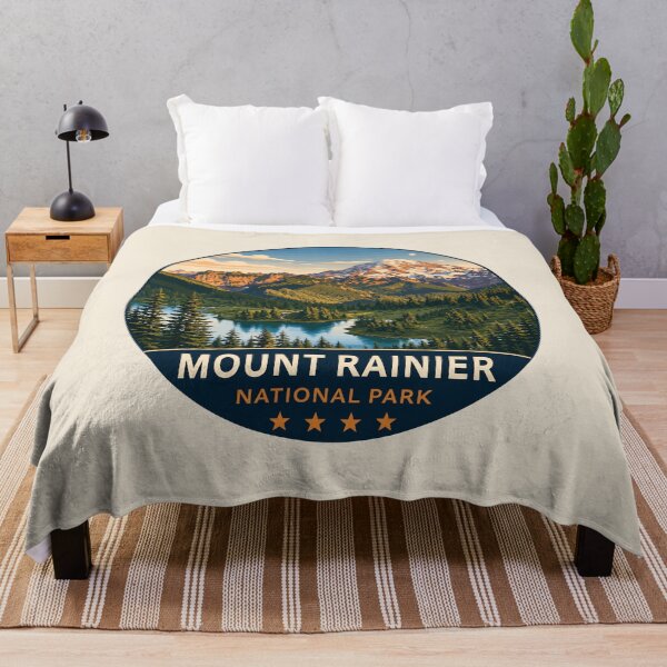 Item preview, Mount Rainier National Park Retro Design designed and sold by Gideon Emmerich.