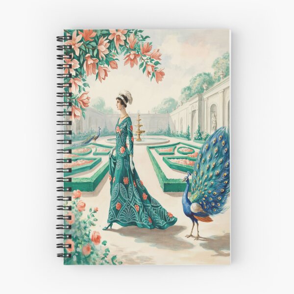 Artikelvorschau, Eleganz im Pfauengarten – Wanddekoration im Art-déco-Stil, inspiriert von George Barbier entworfen und verkauft von Tamas Das.