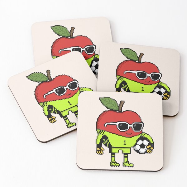 Item preview, Apple Pixel in a Goalkeeper Uniform 2 designed and sold by White Rim Mates.