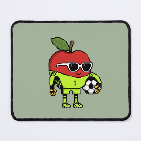 Item preview, Apple Pixel in a Goalkeeper Uniform 2 designed and sold by White Rim Mates.
