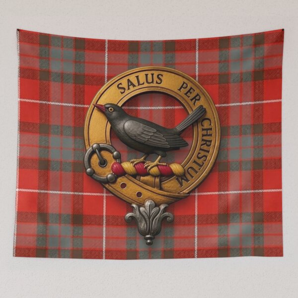 Item preview, Abernethy Crest and Fraser Weathered Tartan designed and sold by Kirrindy Designs.