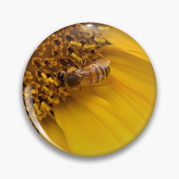 Item preview, Honey Bee on a Sunflower designed and sold by andrewbensch.
