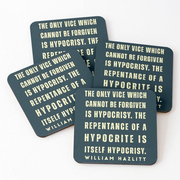 Item preview, Copia de una cita de William Hazlitt: Cada hombre, en su propia opinión, constituye una excepción a las reglas ordinarias de la moralidad. designed and sold by artbleed.