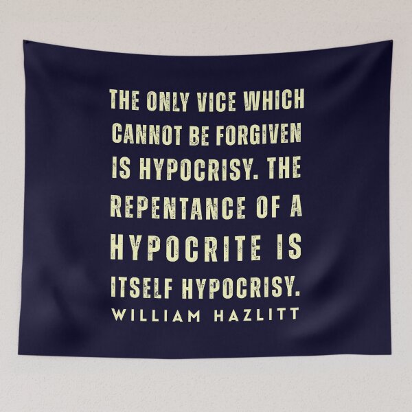 Item preview, Copy of William Hazlitt quote: Every man, in his own opinion, forms an exception to the ordinary rules of morality. designed and sold by artbleed.