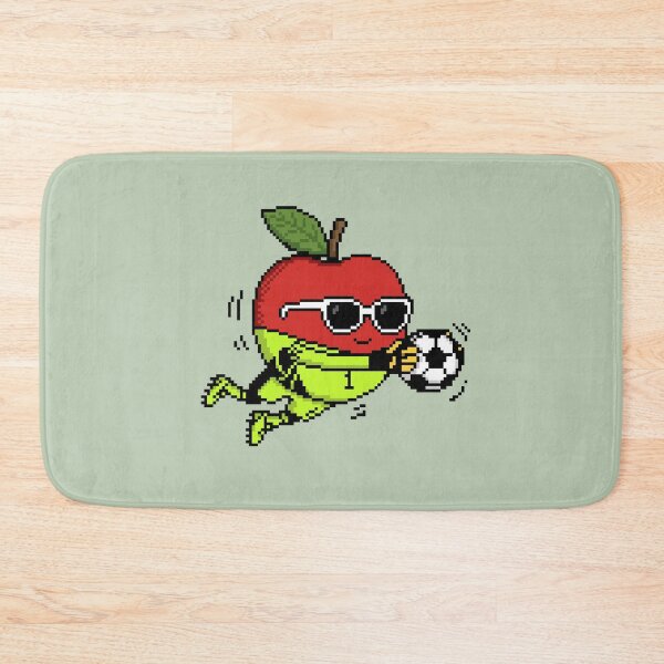Item preview, Apple Pixel in a Goalkeeper Uniform 4 designed and sold by White Rim Mates.