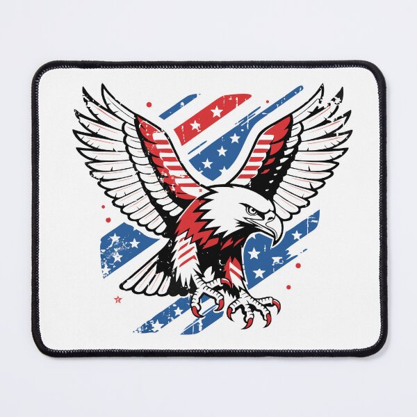 Item preview, Flying American Bald Eagle Patriotic USA Design designed and sold by Print culturee.