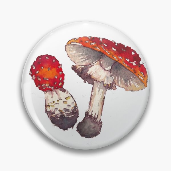 Item preview, Seta de acuarela Amanita designed and sold by veroslawa.