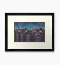 The Rolling Hills Of Subtle Differences Framed Print