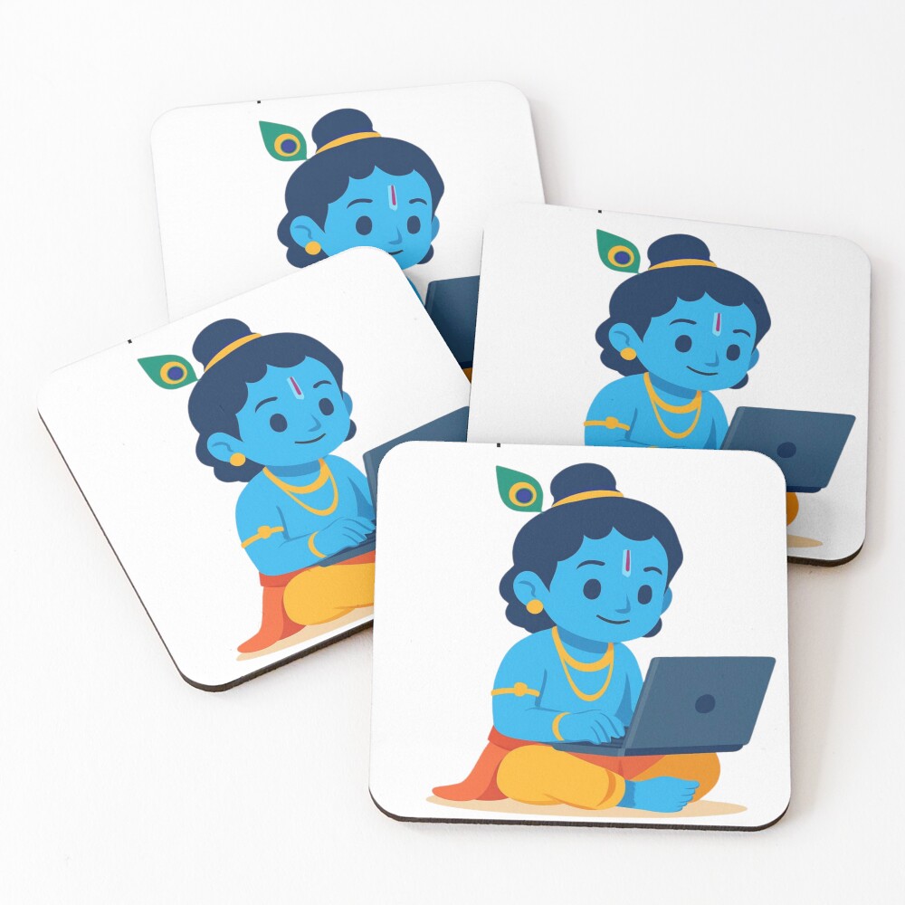 Item preview, Coasters (Set of 4) designed and sold by BhaktiByte.