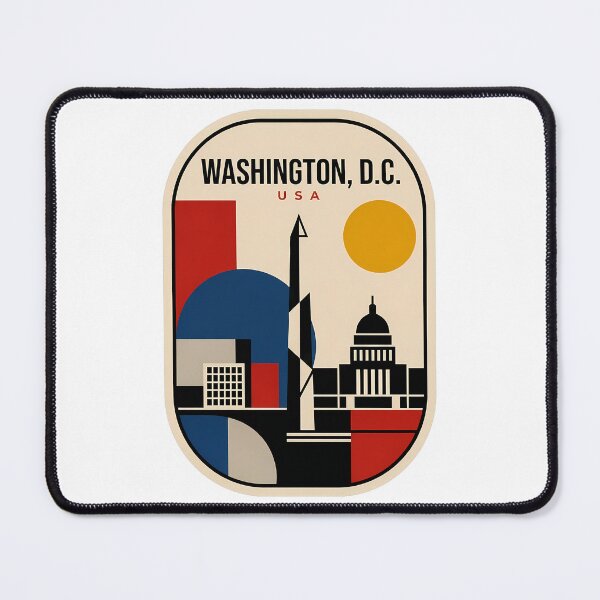 Item preview, Minimalist Geometric Washington DC Capitol Monument USA designed and sold by k3rstman1.