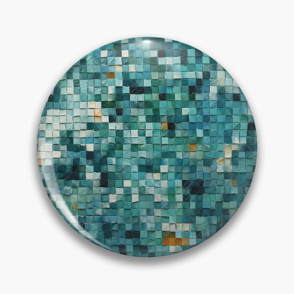 Item preview, Teal Paper Pixel Square Grid Seamless Photo Texture designed and sold by DigitaICraft.