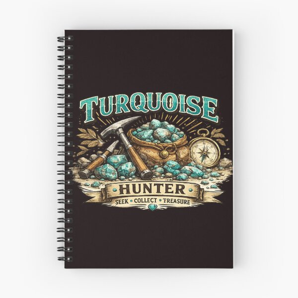 Item preview, Turquoise Hunter Rockhounding Design for Mineral Collectors and Geology Enthusiasts designed and sold by Tadeusz1.
