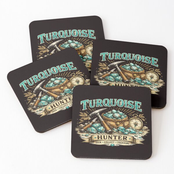 Item preview, Turquoise Hunter Rockhounding Design for Mineral Collectors and Geology Enthusiasts designed and sold by Tadeusz1.