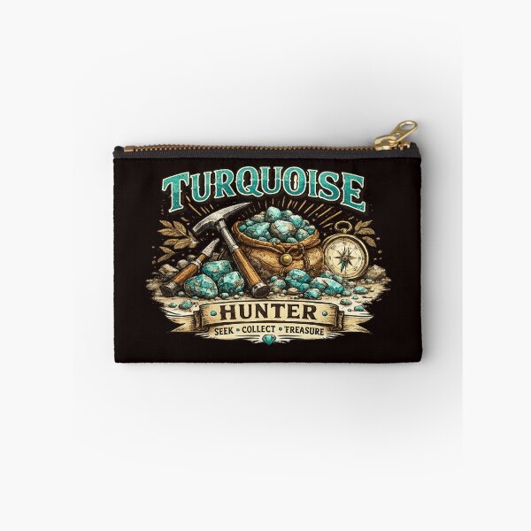 Item preview, Turquoise Hunter Rockhounding Design for Mineral Collectors and Geology Enthusiasts designed and sold by Tadeusz1.