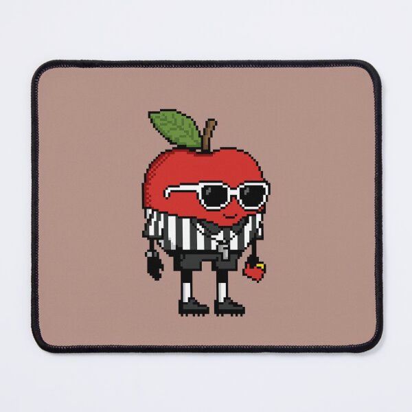 Item preview, Apple Pixel in a Referee Uniform 1 designed and sold by White Rim Mates.
