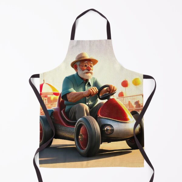 Item preview, Old Man riding a go-cart designed and sold by Colin Bentham.