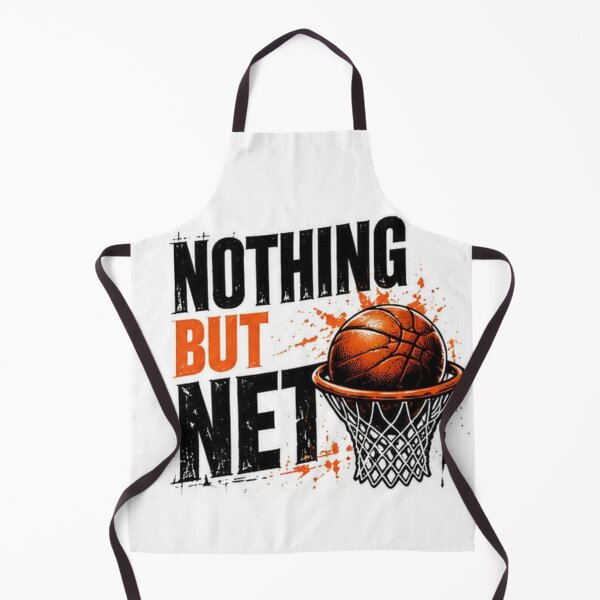 Aperçu de l'œuvre Nothing But Net Basketball Design créée et vendue par layalistoresa.