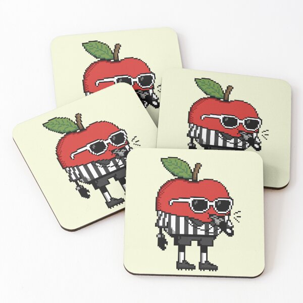 Item preview, Apple Pixel in a Referee Uniform 2 designed and sold by White Rim Mates.