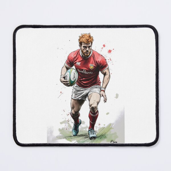Item preview, Rugby Player - Colour Pencil Image designed and sold by Museum Of Non-Existing Art.
