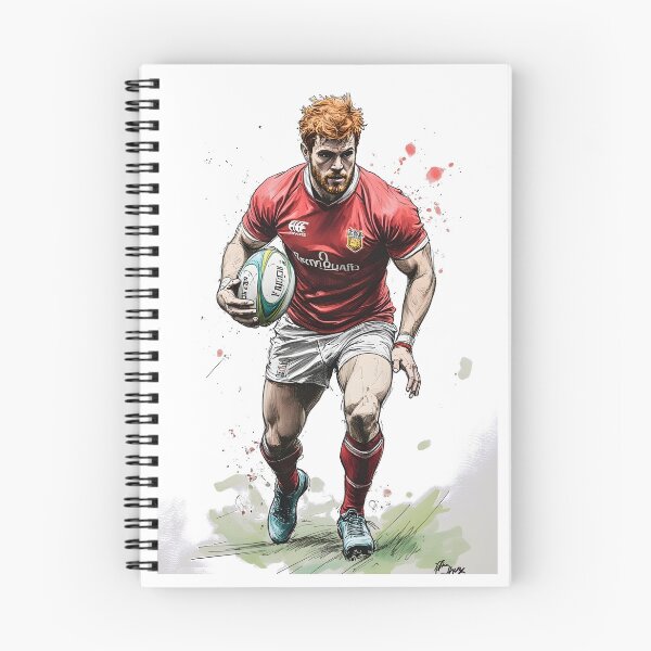 Item preview, Rugby Player - Colour Pencil Image designed and sold by Museum Of Non-Existing Art.