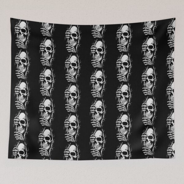 Item preview, Peekabo Skeleton Skull designed and sold by PugD.