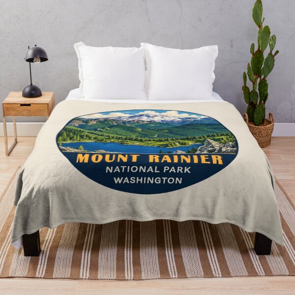 Item preview, Mount Rainier National Park Retro Design designed and sold by Gideon Emmerich.