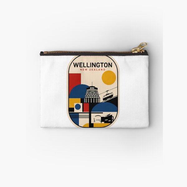 Item preview, Wellington New Zealand Retro Geometric Cityscape designed and sold by k3rstman1.