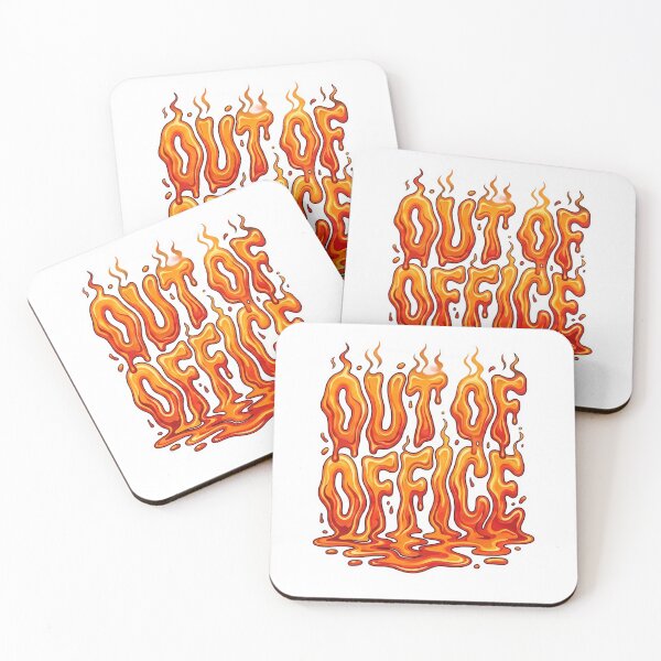 Item preview, Out of Office Melting Typography - Funny Work Burnout Vacation designed and sold by KamilKfoon.