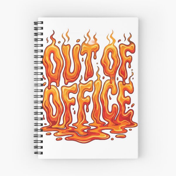 Item preview, Out of Office Melting Typography - Funny Work Burnout Vacation designed and sold by KamilKfoon.
