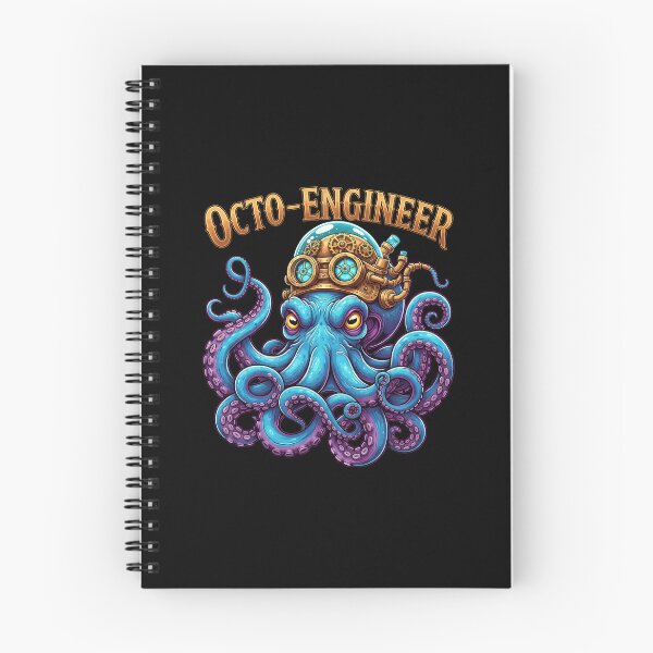Item preview, Octo Engineer Steampunk Octopus Gear Art designed and sold by Canvas-Whispers.