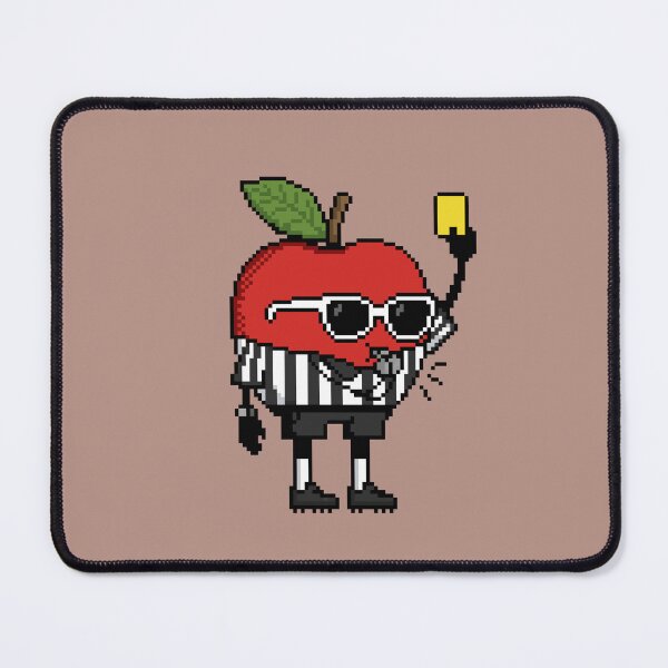 Item preview, Apple Pixel in a Referee Uniform 3 designed and sold by White Rim Mates.