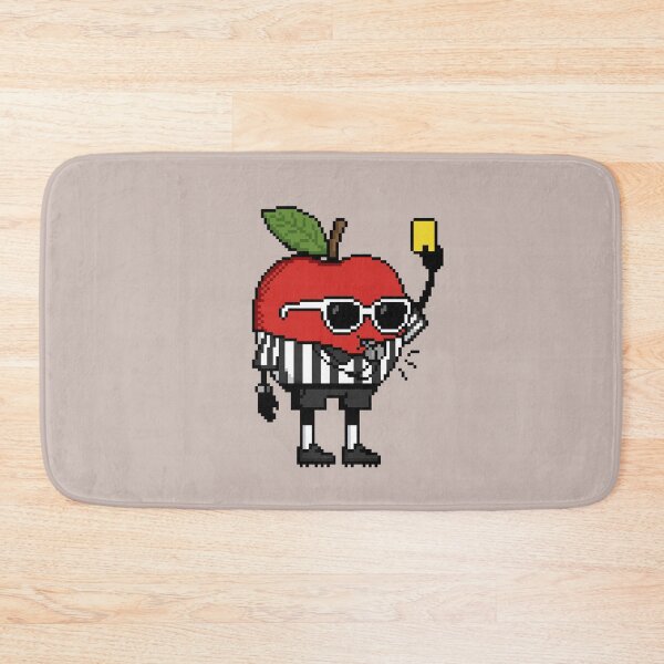 Item preview, Apple Pixel in a Referee Uniform 3 designed and sold by White Rim Mates.