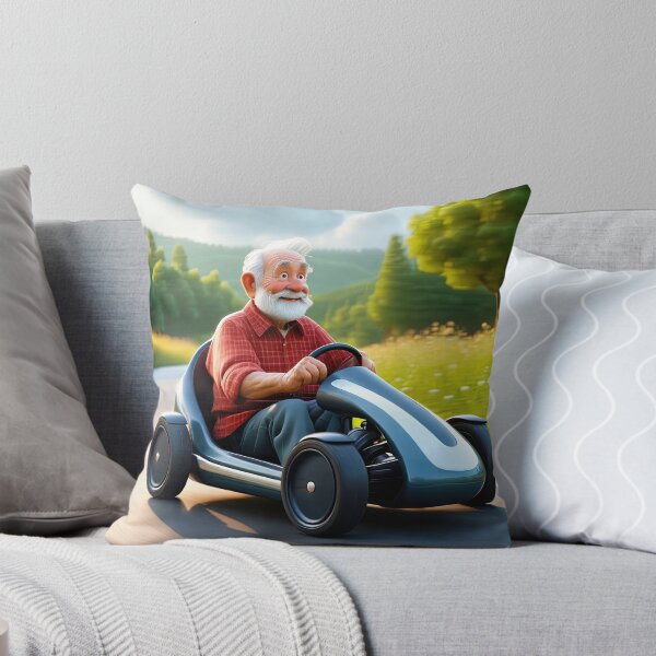 Item preview, Old Man riding a go-cart designed and sold by Colin Bentham.