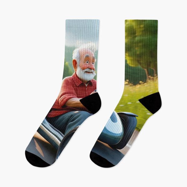 Item preview, Old Man riding a go-cart designed and sold by Colin Bentham.