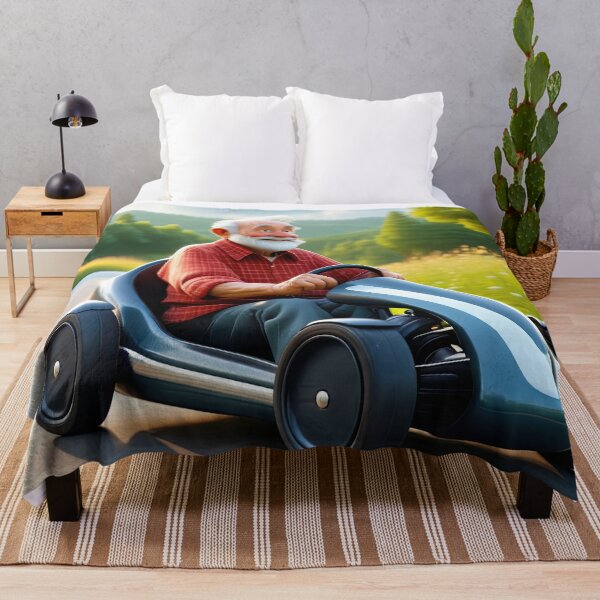 Item preview, Old Man riding a go-cart designed and sold by Colin Bentham.