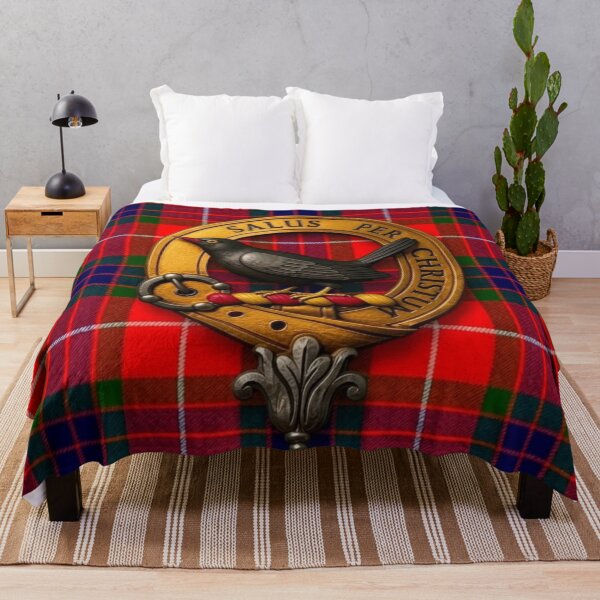 Item preview, Abernethy Crest and Fraser Modern Tartan designed and sold by Kirrindy Designs.