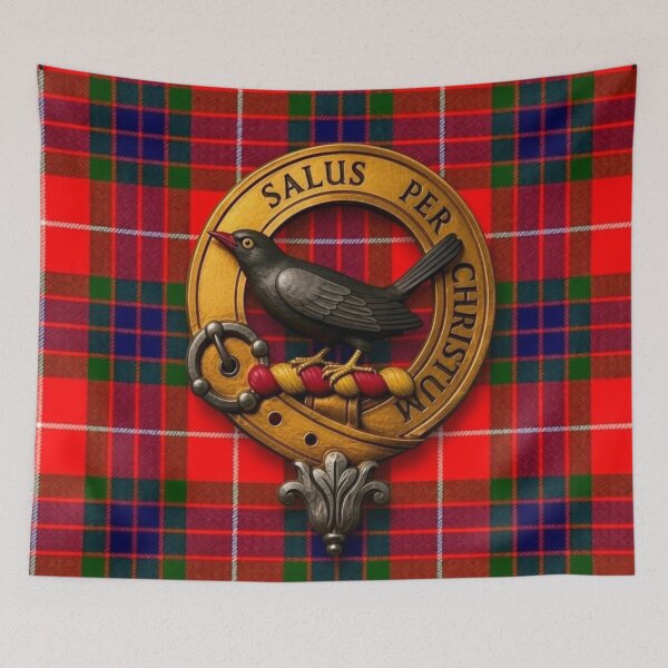 Item preview, Abernethy Crest and Fraser Modern Tartan designed and sold by Kirrindy Designs.