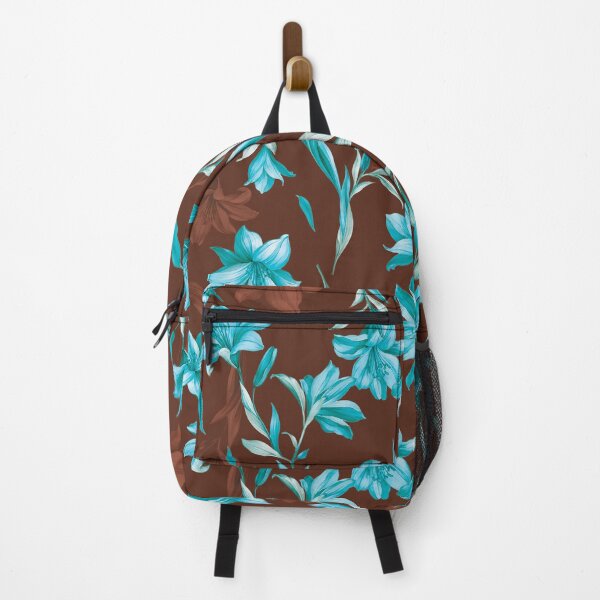Item preview, Turquoise Lily Pattern designed and sold by imaniko.