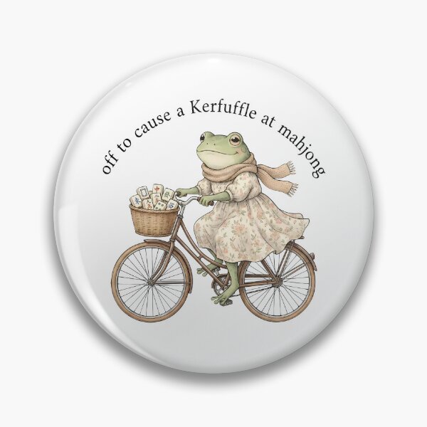 Item preview, Off To Cause A Kerfuffle At Mahjong designed and sold by Home-Crea-Abode.