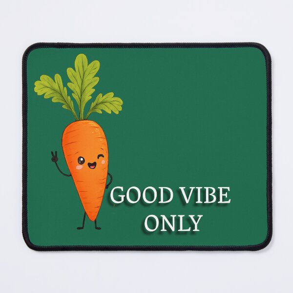 Item preview, Cute Kawaii Carrot Good Vibes Only Sticker  Main Tag designed and sold by PremVerse.