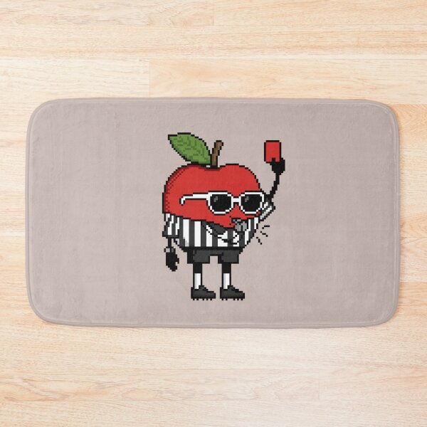 Item preview, Apple Pixel in a Referee Uniform 4 designed and sold by White Rim Mates.