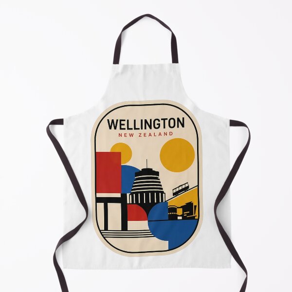 Item preview, Retro Wellington New Zealand Minimalist Geometric Cityscape designed and sold by k3rstman1.