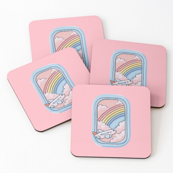 Item preview, Airplane Window Rainbow designed and sold by LivingWithDan.