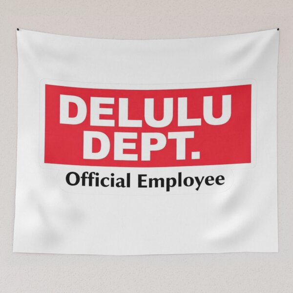 Item preview, Delulu Dept – Official Employee Badge designed and sold by Timeless Junction.