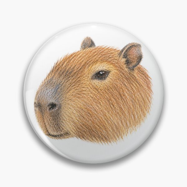 Item preview, Portrait of a capybara designed and sold by JOANNASKAH.
