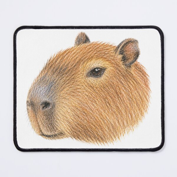 Item preview, Portrait of a capybara designed and sold by JOANNASKAH.