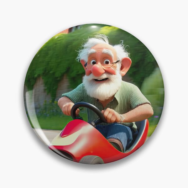 Item preview, Old Man riding a go-cart designed and sold by Colin Bentham.